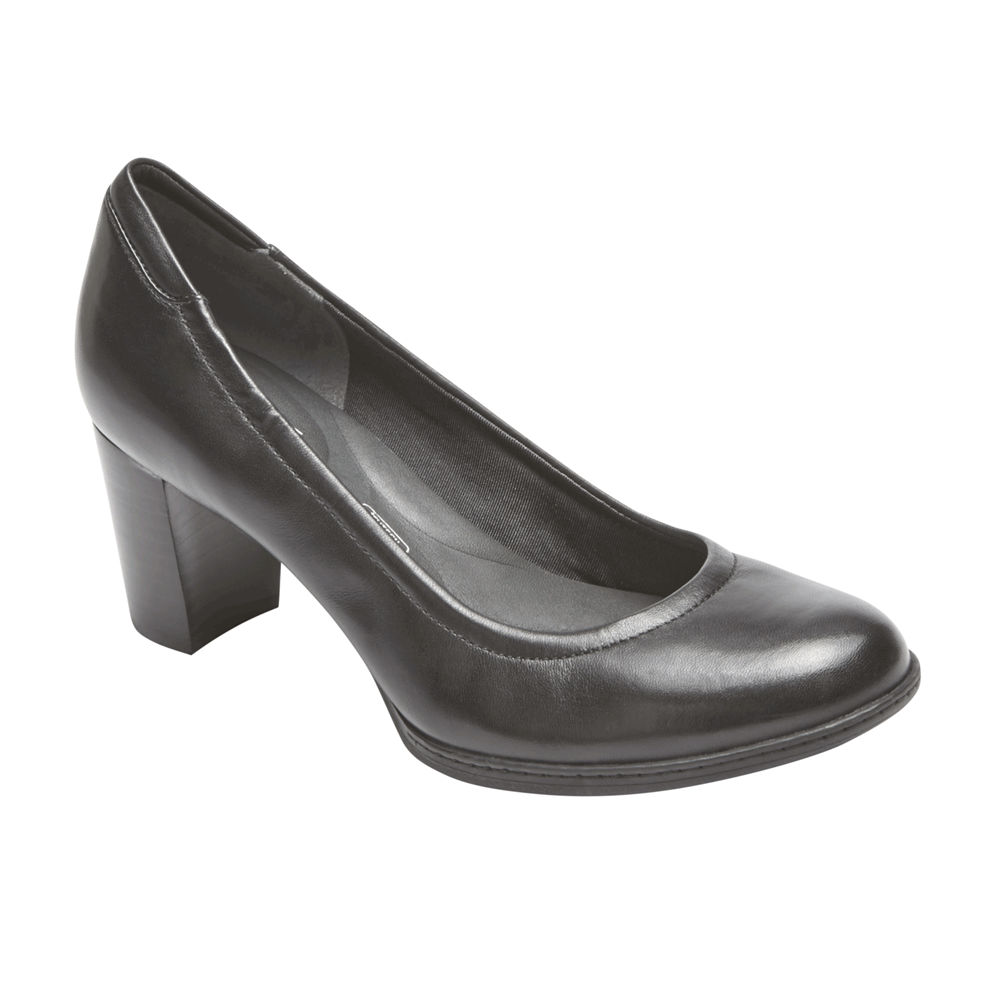 Rockport Singapore Womens Pumps - truFLEX Chaya Black - YA6574192